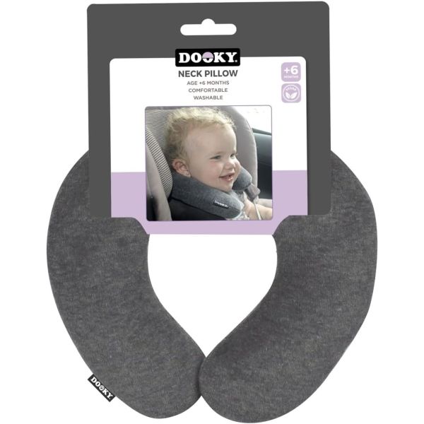 Coussin de voyage enfant gris