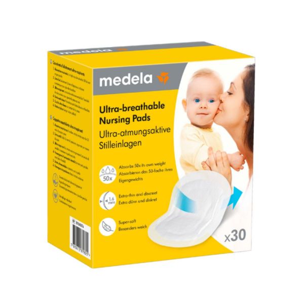Lot de 30 coussinets d'allaitement Respirants
