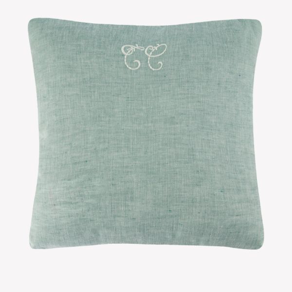 Coussin réversible imprimé Feuillage 35 x 35 cm Vert