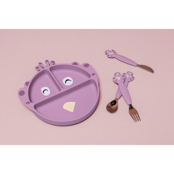 Lot de 3 couverts en silicone Mrs. Peacock