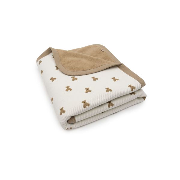 Couverture 100x150cm - Mini Teddy Bear Little Waffle/Fluffy