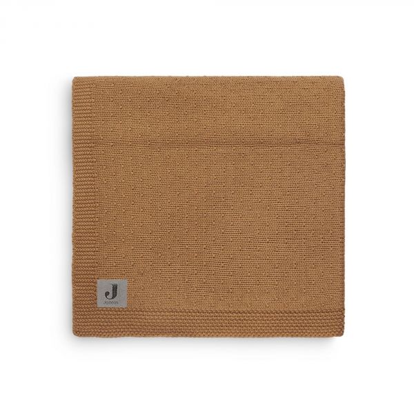 Couverture bébé 100x150 cm Bliss Knit Caramel