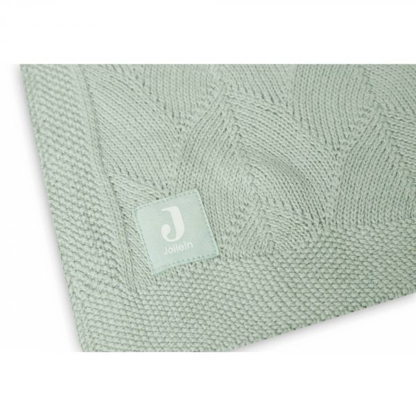Couverture 100 x 150 cm shell knit SeaFoam
