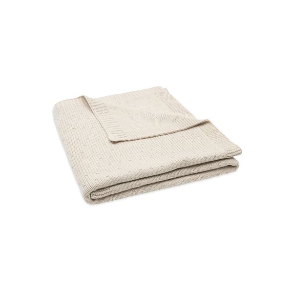 Couverture 100x150cm Sprinkle Knit - Sand