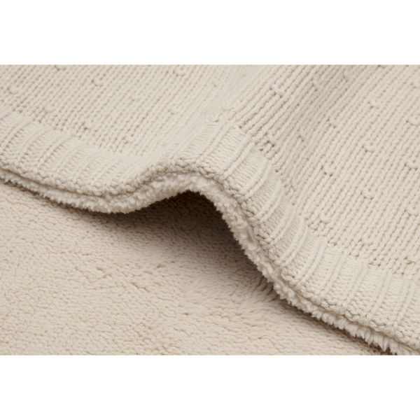 Couverture 100x150cm Sprinkle Knit - Sand/Fluffy