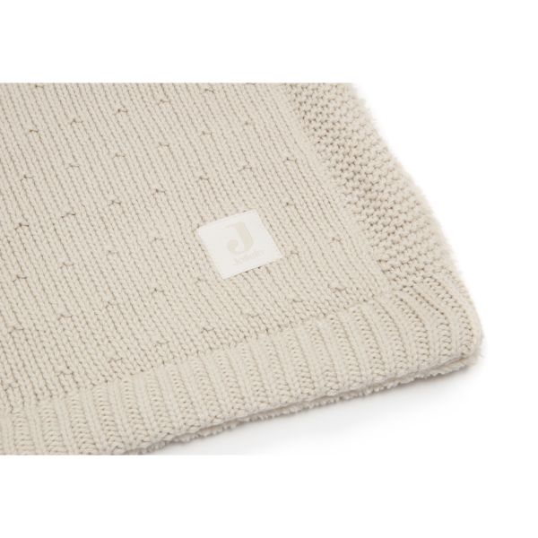 Couverture 100x150cm Sprinkle Knit - Sand/Fluffy