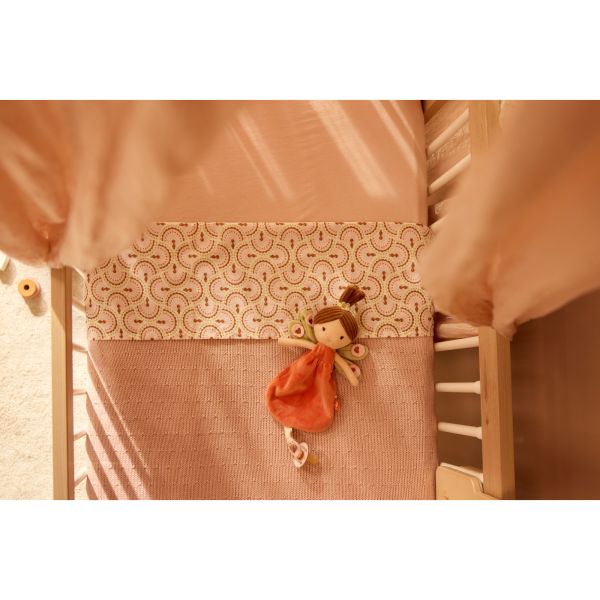Couverture 100x150cm Sprinkle Knit - Silk Rose