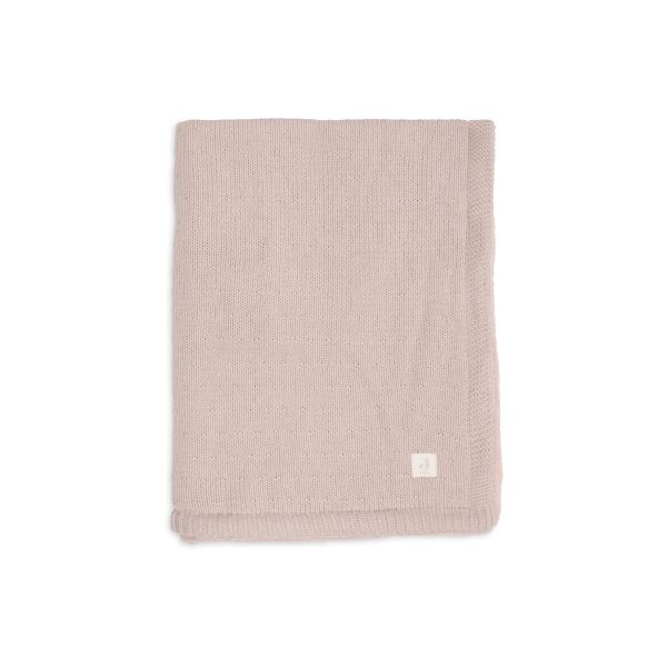 Couverture 100x150cm Sprinkle Knit - Silk Rose/Fluffy