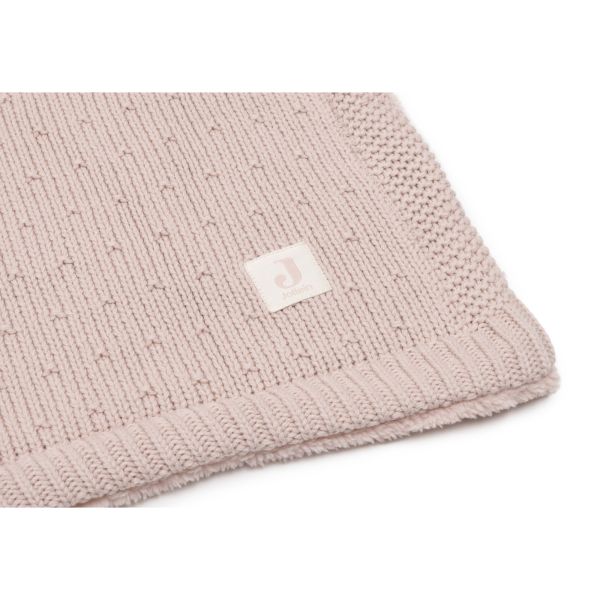 Couverture 100x150cm Sprinkle Knit - Silk Rose/Fluffy