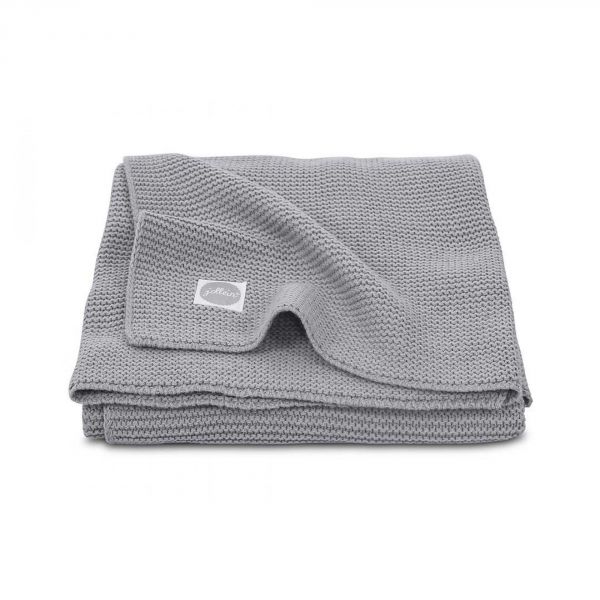 Couverture bébé tricot 75x100 cm Stone Grey