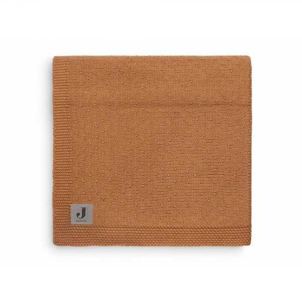 Couverture bébé 75x100 cm Bliss Knit Caramel