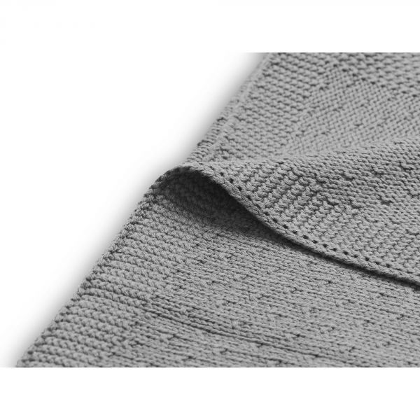 Couverture bébé 75x100 cm Bliss Knit Storm Grey