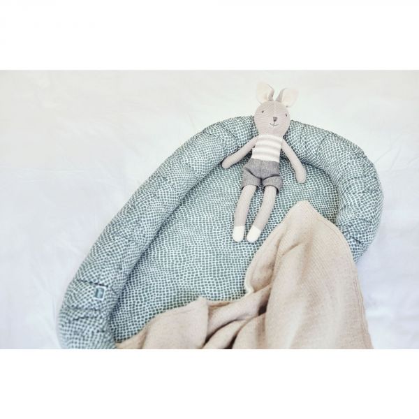 Couverture bébé tricot 100x150 cm Nougat