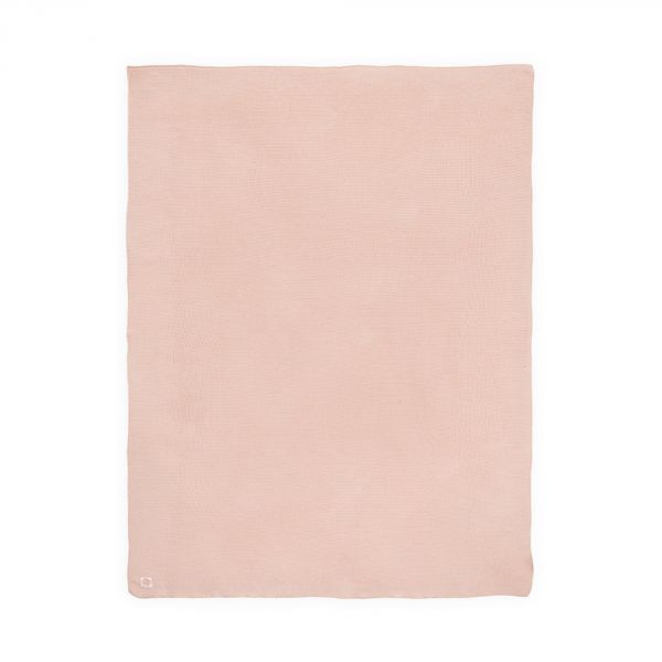 Couverture bébé tricot 100x150 cm Pale Pink
