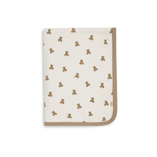 Couverture Berceau 75x100cm - Mini Teddy Bear Little Waffle/Fluffy
