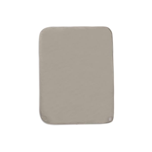 Couverture bébé chaude 75 x 100 cm Basic Jersey Sherpa Sand