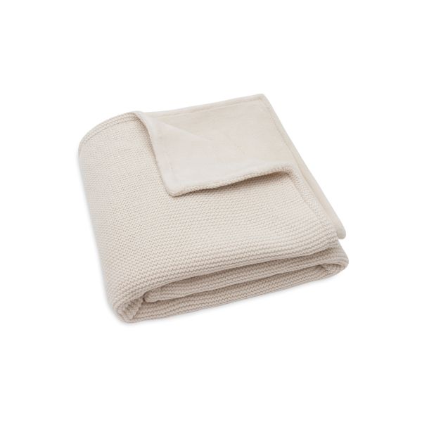 Couverture bébé 75 x 100 cm Basic Knit Velvet Oatmeal