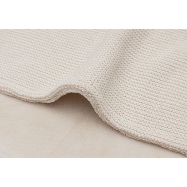Couverture bébé 75 x 100 cm Basic Knit Velvet Oatmeal