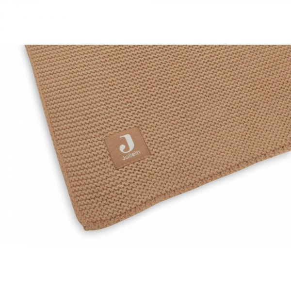 Couverture Berceau 75 x 100 cm Basic Knit Biscuit