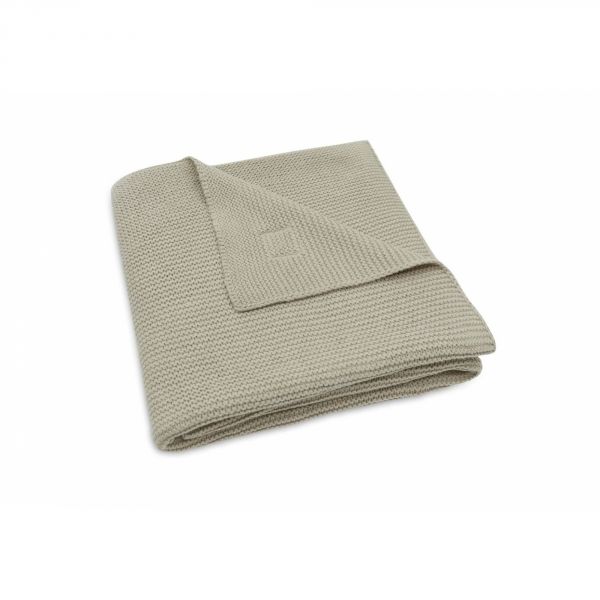 Couverture Berceau 75 x 100 cm Basic Knit Olive