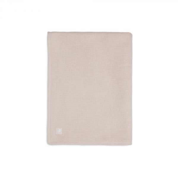 Couverture bébé 75x100 cm Basic Knit Pale Pink et Fleece