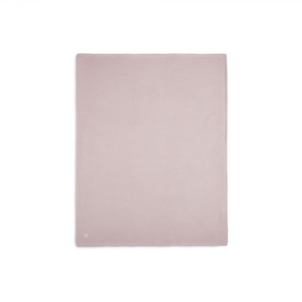 Couverture bébé 75x100 cm Basic Knit Pale Pink et Fleece