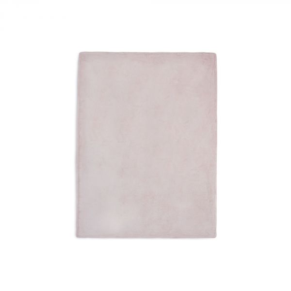 Couverture bébé 75x100 cm Basic Knit Pale Pink et Fleece