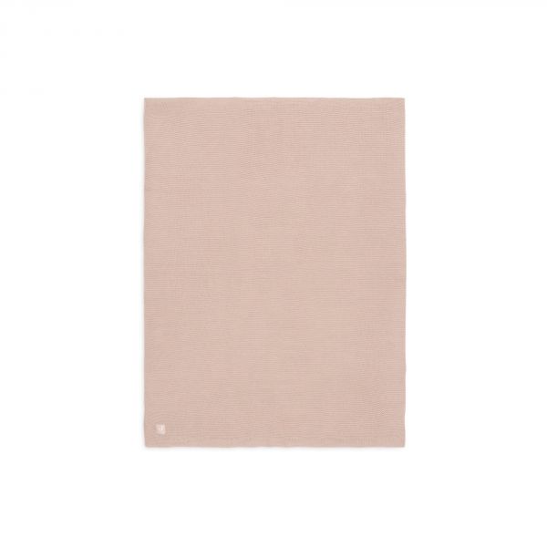 Couverture Berceau 75 x 100 cm Basic Knit Rose