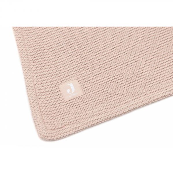 Couverture bébé 75x100 cm Basic Knit Rose et Fleece