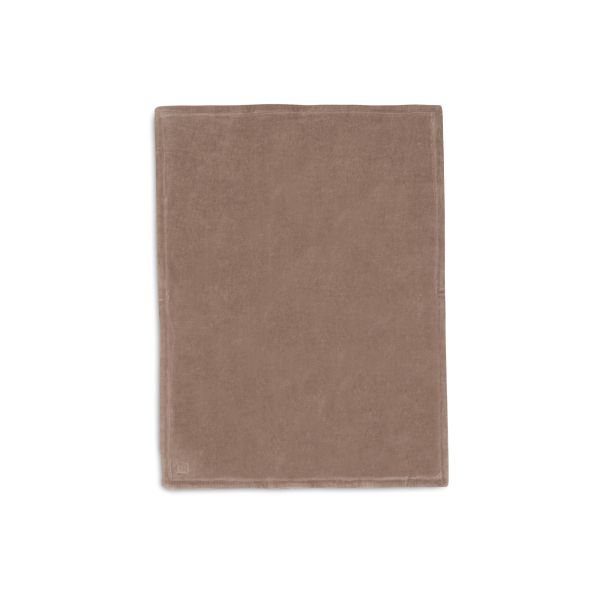 Couverture bébé tricot 75 x 100 cm Box Knit Velvet Milky Coffee