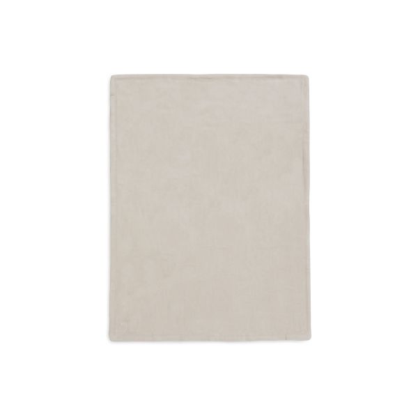 Couverture bébé tricot 75 x 100 cm Box Knit Velvet Warm Sand