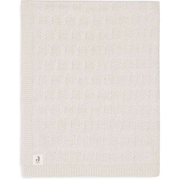 Couverture Berceau 75x100cm Grain Knit Oatmeal