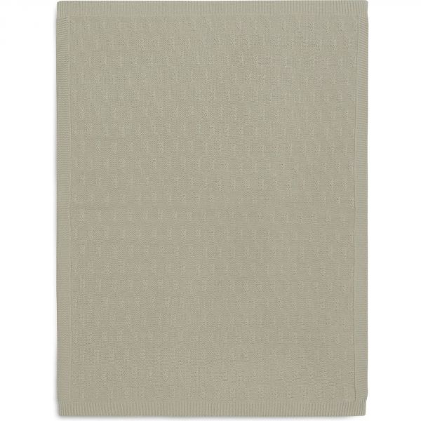 Couverture Berceau 75x100cm Grain Knit Olive