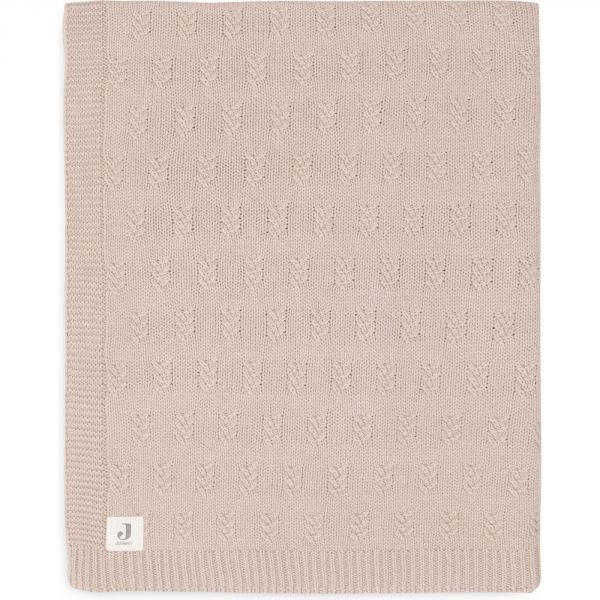 Couverture Berceau 75x100cm Grain Knit Wild rose