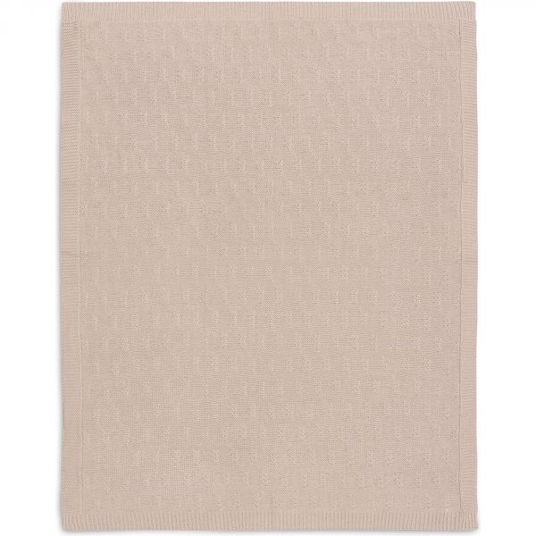 Couverture Berceau 75x100cm Grain Knit Wild rose