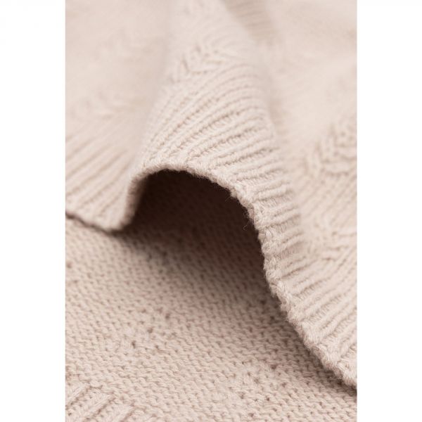 Couverture Berceau 75x100cm Grain Knit Wild rose