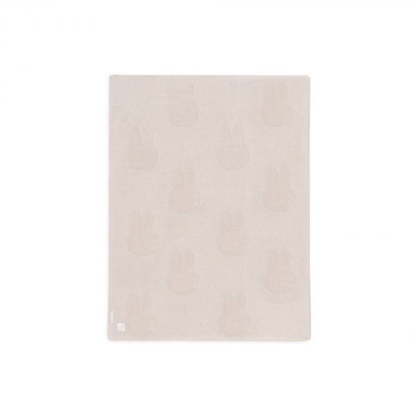 Couverture Berceau 75 x 100 cm Pointelle Nougat Miffy et Fleece