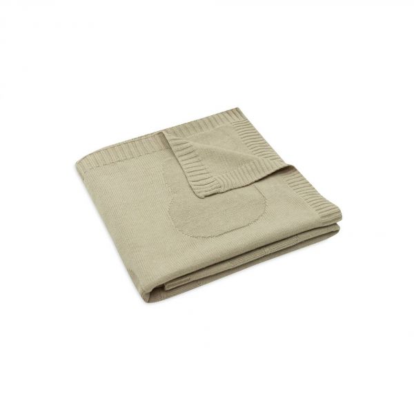 Couverture Berceau 75x100 cm Pointelle Olive Miffy