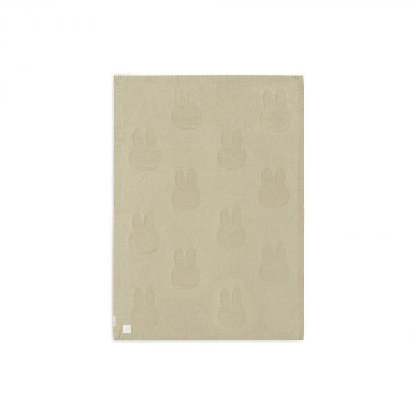 Couverture Berceau 75x100 cm Pointelle Olive Miffy