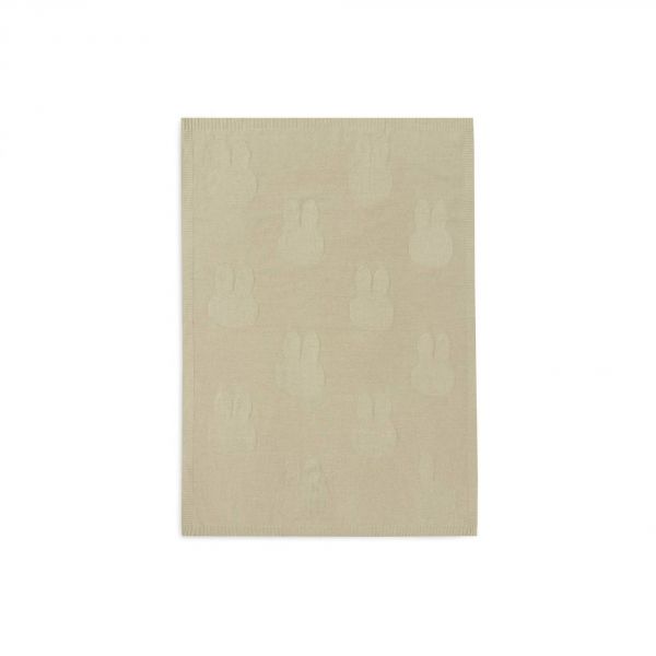 Couverture Berceau 75x100 cm Pointelle Olive Miffy