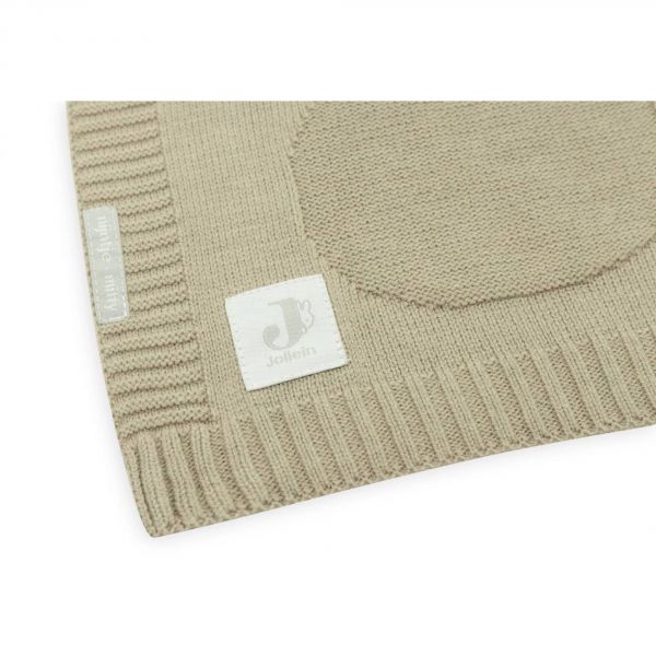 Couverture Berceau 75x100 cm Pointelle Olive Miffy