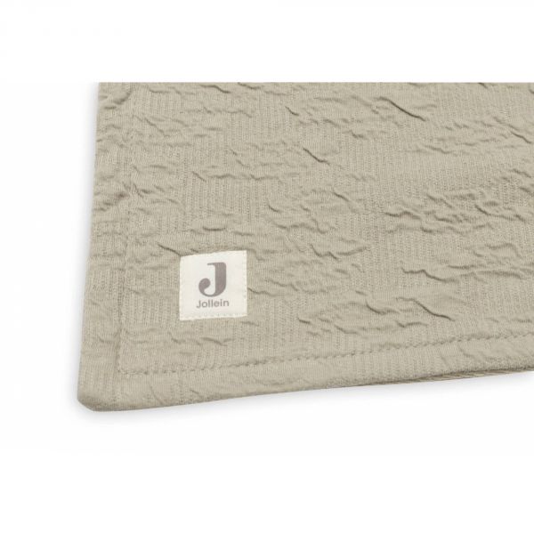 Couverture Berceau 75 x 100cm Soft Waves Olive