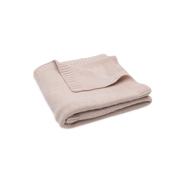 Couverture Berceau 75x100cm Sprinkle Knit - Silk Rose