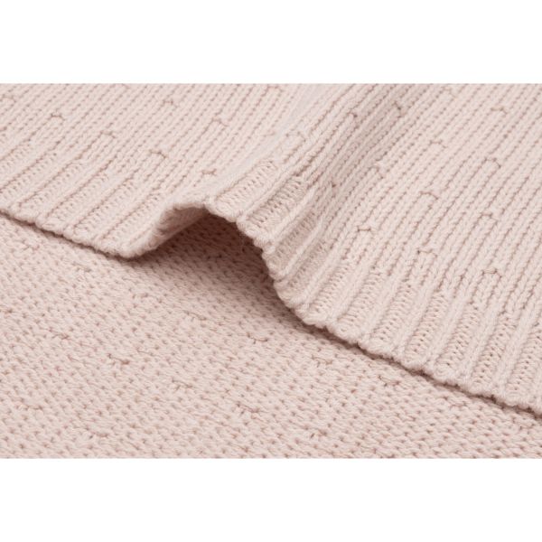 Couverture Berceau 75x100cm Sprinkle Knit - Silk Rose