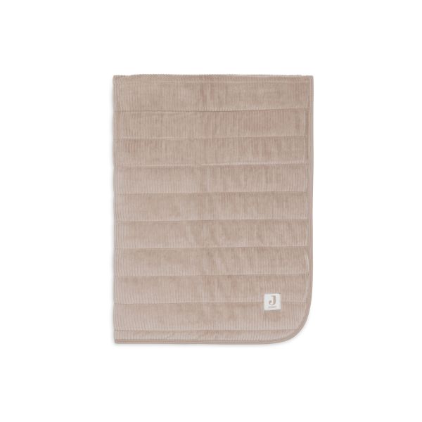 Couverture bébé 75 x 100 cm Velvet Rib Milky Coffee