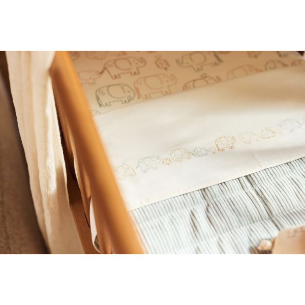 Couverture bébé 75 x 100 cm Velvet Rib Sea Green