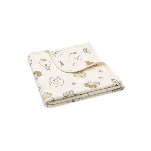 Couverture bébé jersey 75x100 cm Miffy Family Farm
