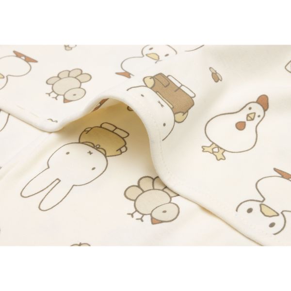 Couverture bébé jersey 75x100 cm Miffy Family Farm