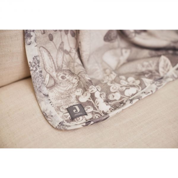 Couverture bébé 75x100 cm jersey Pimpelmees Forest Animal