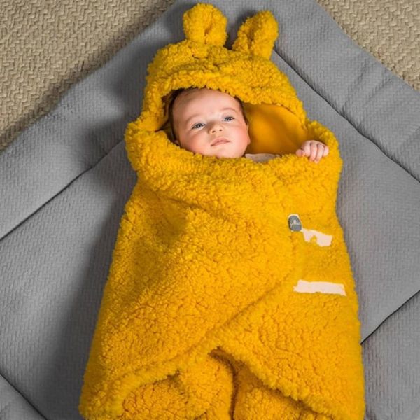 Couverture câline Bunny mustard